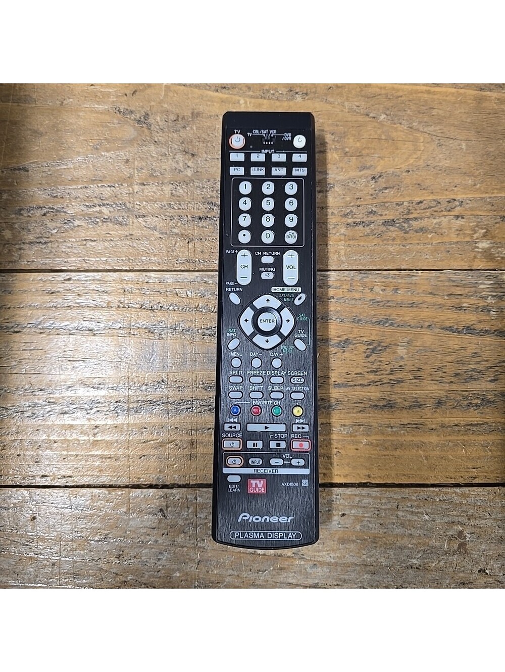 Genuine Original Pioneer AXD1508 Plasma Display Remote Control Black OEM Tested